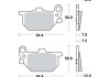 Дисковые тормозные колодки TRW MCB503 (фото 1)