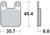 Дискові гальмівні колодки TRW MCB535EC (фото 3)