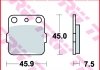 Дисковые тормозные колодки TRW MCB561EC (фото 1)