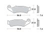 Дисковые тормозные колодки (передние) TRW MCB574RSI (фото 1)