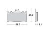 Дисковые тормозные колодки TRW MCB602CRQ (фото 1)