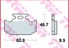 Дисковые тормозные колодки TRW MCB625RSI (фото 2)