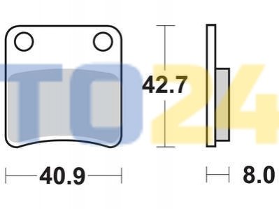 Дисковые тормозные колодки MCB647