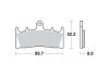 Дисковые тормозные колодки TRW MCB659CRQ (фото 1)