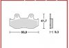 Дисковые тормозные колодки (передние) TRW MCB685SRM (фото 1)