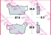 Тормозные колодки TRW MCB739RSI (фото 2)