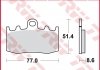 Дисковые тормозные колодки (передние) TRW MCB748SV (фото 2)