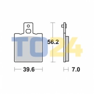 Дисковые тормозные колодки TRW MCB75RQ (фото 1)