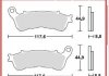 Дискові гальмівні колодки (задні) TRW MCB776SH (фото 1)