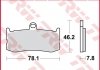 Дискові гальмівні колодки TRW MCB816CRQ (фото 3)