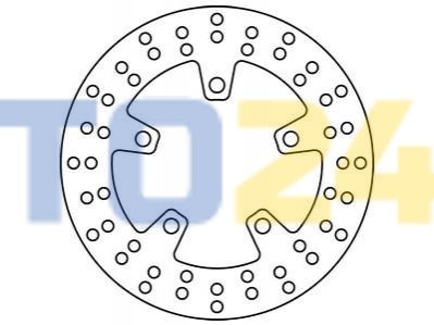 Гальмівний диск MST246