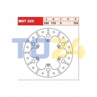 Тормозной диск MST330