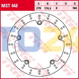 Гальмівний диск MST448