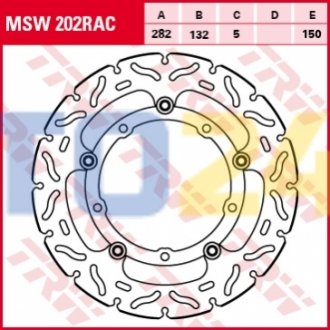 Тормозной диск TRW MSW202RAC (фото 1)