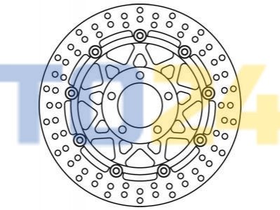 Тормозной диск TRW MSW220 (фото 1)