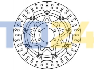 Тормозной диск TRW MSW221 (фото 1)