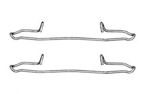 Монтажний компл.,гальм.колодки PFK349