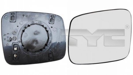 Скло дзеркала зовнішнього TYC 33700881 (фото 1)