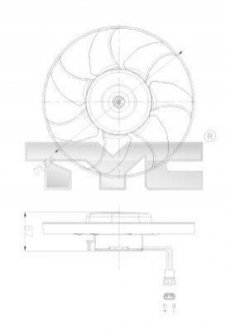 Вентилятор радиатора 837-0025