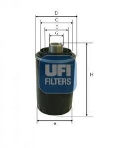 Масляний фільтр UFI 23.597.00 (фото 1)