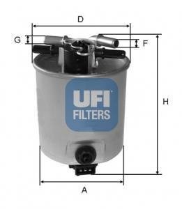 Паливний фільтр UFI 24.025.01 (фото 1)