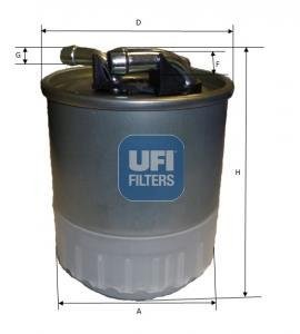 Топливный фильтр UFI 24.107.00 (фото 1)