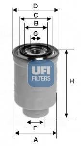 Паливний фільтр UFI 24.119.00 (фото 1)