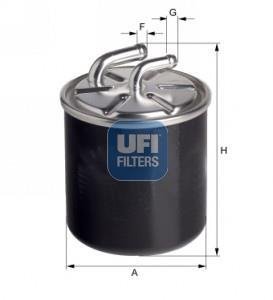 Топливный фильтр UFI 24.126.00 (фото 1)