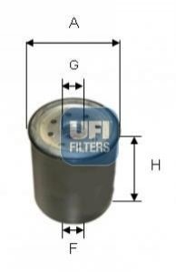 Топливный фильтр UFI 2415800 (фото 1)