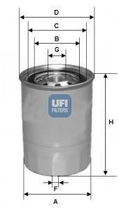 Паливний фільтр UFI 24.327.00 (фото 1)