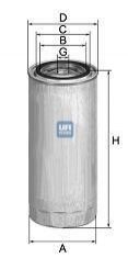 Топливный фильтр UFI 2433600 (фото 1)