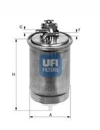 Топливный фильтр UFI 2440000 (фото 1)