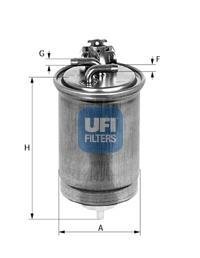 Паливний фільтр UFI 24.418.00 (фото 1)