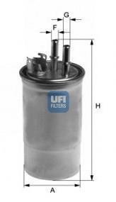 Топливный фильтр UFI 24.433.00 (фото 1)