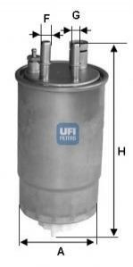 Топливный фильтр UFI 24ONE03 (фото 1)