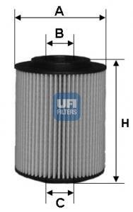 Масляний фільтр UFI 25.072.00 (фото 1)