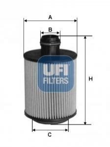 Масляный фильтр UFI 25.110.00 (фото 1)