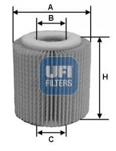Масляний фільтр UFI 25.150.00 (фото 1)