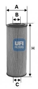 Масляний фільтр UFI 25.165.00 (фото 1)