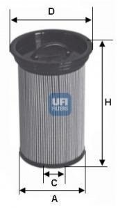Паливний фільтр UFI 26.005.00 (фото 1)
