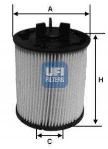 Топливный фильтр UFI 26.023.00 (фото 1)