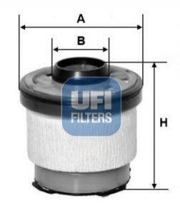 Паливний фільтр UFI 26.102.00 (фото 1)