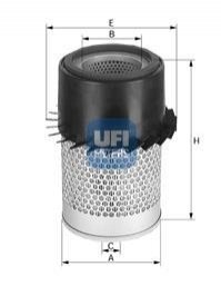 Воздушный фильтр UFI 2793200 (фото 1)