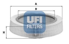 Повітряний фільтр UFI 30.800.00 (фото 1)