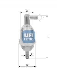 Паливний фільтр UFI 3101300 (фото 1)
