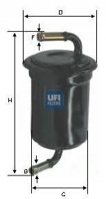 Топливный фильтр UFI 3153300 (фото 1)