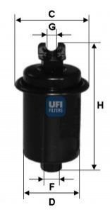 Топливный фильтр UFI 3162800 (фото 1)