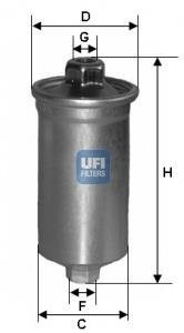 Топливный фильтр UFI 31.699.00 (фото 1)
