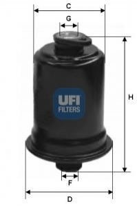 Топливный фильтр UFI 3171200 (фото 1)