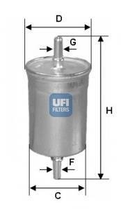 Паливний фільтр UFI 31.835.00 (фото 1)